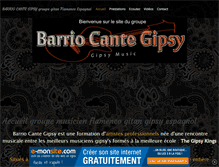 Tablet Screenshot of barrio-cante-gipsy.com
